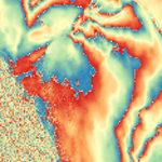 Interférogramme Sentinel-1 généré avec INFERNO