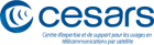 Logo Cesars - Centre d'expertise et de support pour les usages en télécommunications par satellite