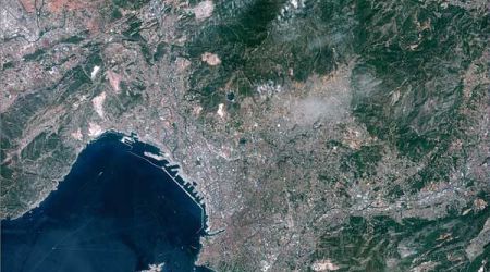 Image satellite de Marseille 